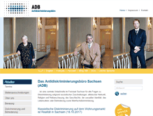 Tablet Screenshot of adb-sachsen.de